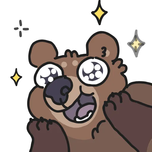 🤩 Стикер «Animated Bears» для Telegram