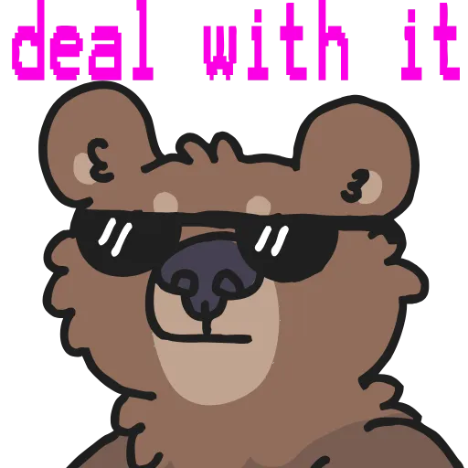 😎 Стикер «Animated Bears» для Telegram