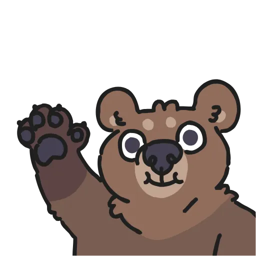 👋 Стикер «Animated Bears» для Telegram