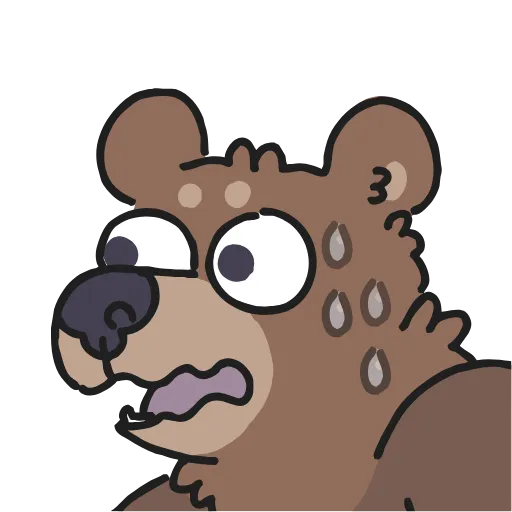 😰 Стикер «Animated Bears» для Telegram