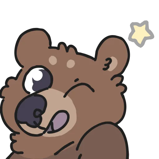 😉 Стикер «Animated Bears» для Telegram