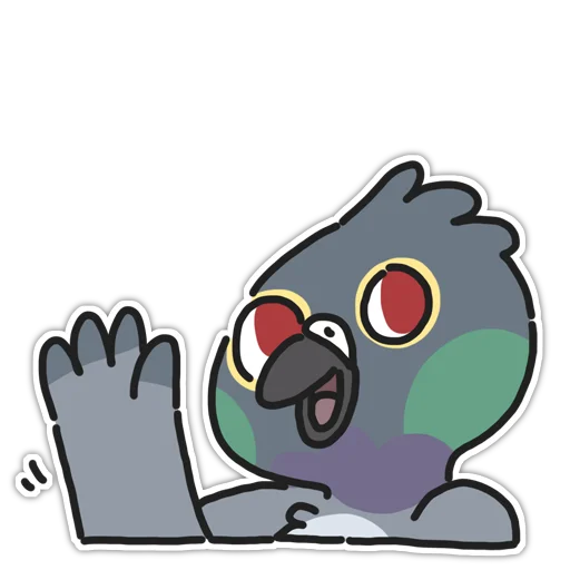 Стикерпак Pigeons для Telegram