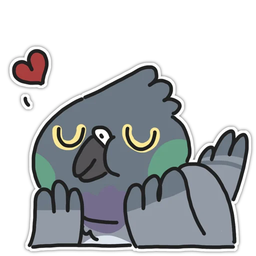 💕 Стикер «Pigeons» для Telegram