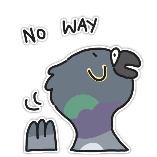 👎 Стикер «Pigeons» для Telegram