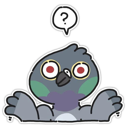 ❓ Стикер «Pigeons» для Telegram