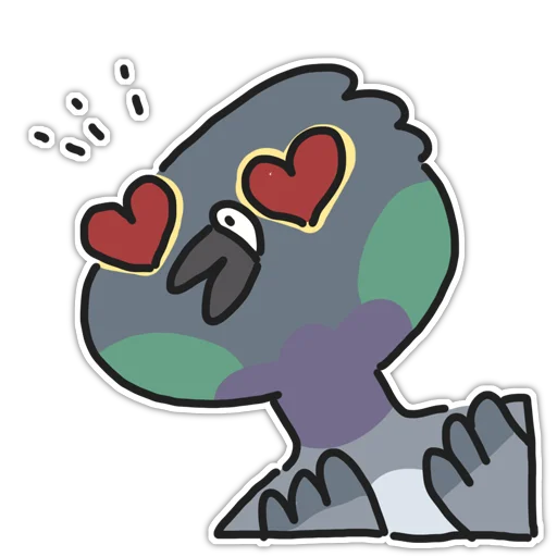😍 Стикер «Pigeons» для Telegram