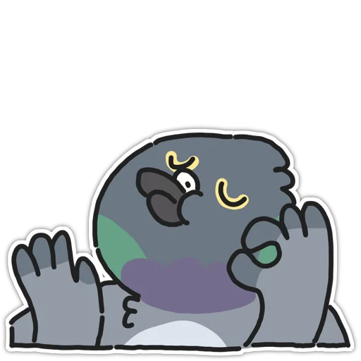 👌 Стикер «Pigeons» для Telegram