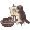 Стикер 14 Кошачья Жизнь