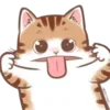 Стикер 57 Cute Cat
