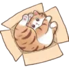Стикер 11 Cute Cat