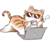 Стикер 17 Cute Cat