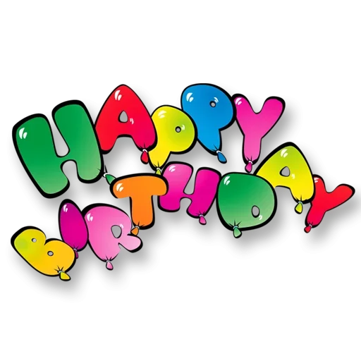 🎈 Стикер «Happy birthday!» для Telegram
