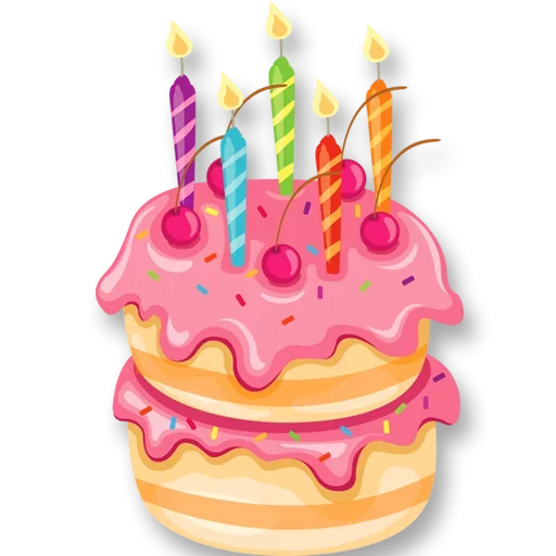🎂 Стикер «Happy birthday!» для Telegram