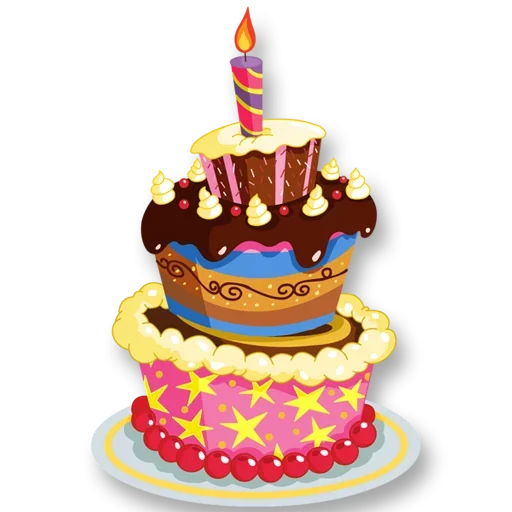 🎂 Стикер «Happy birthday!» для Telegram