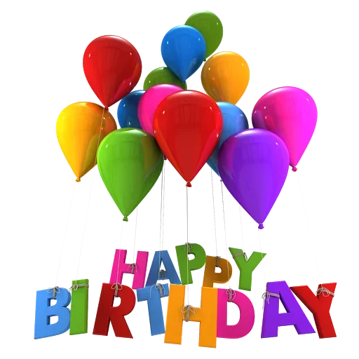 🎈 Стикер «Happy birthday!» для Telegram
