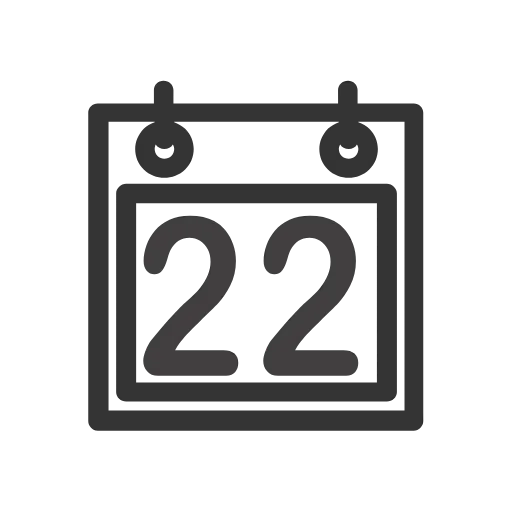 Стикер 22 Calendar