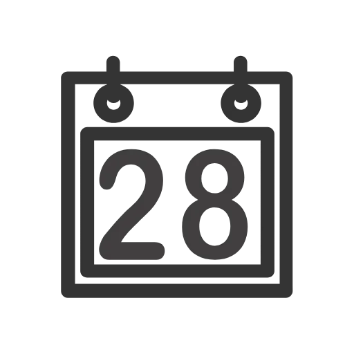 Стикер 28 Calendar