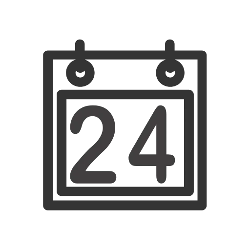 Стикер 24 Calendar