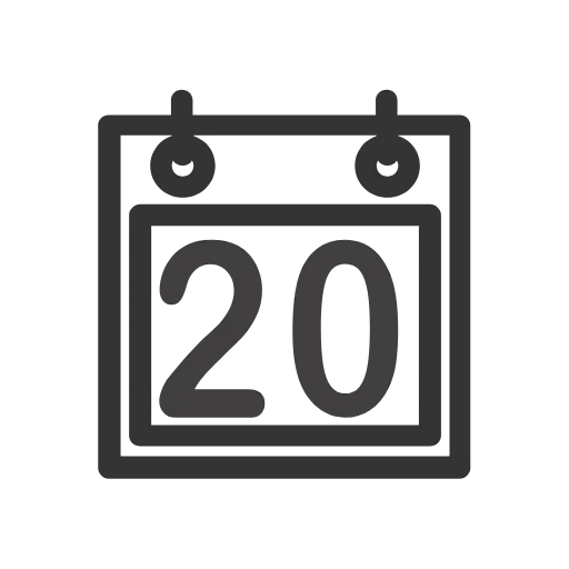 Стикер 20 Calendar