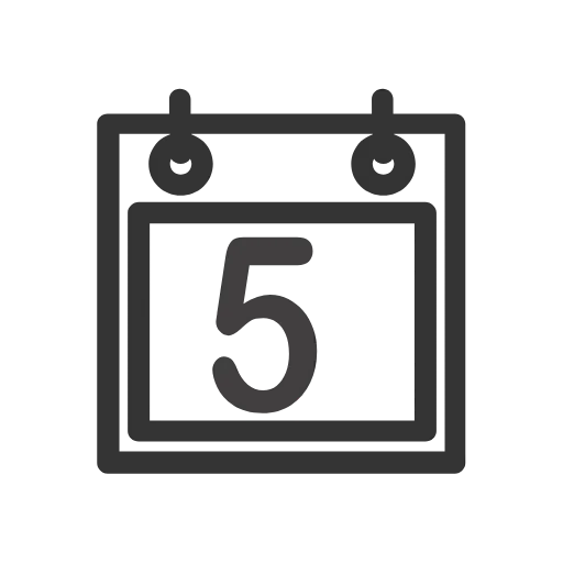 Стикер 5 Calendar