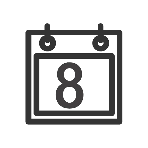 Стикер 8 Calendar