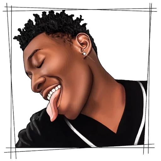 😜 Стикер «celebrities art» для Telegram