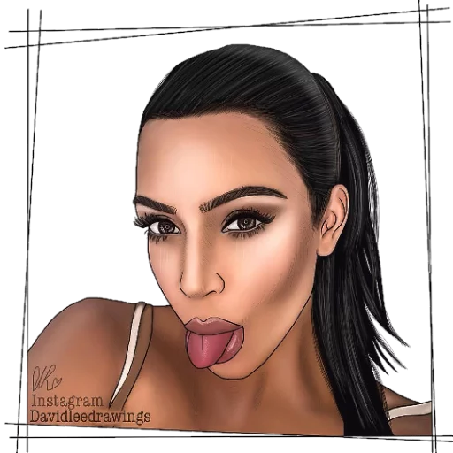 😝 Стикер «celebrities art» для Telegram