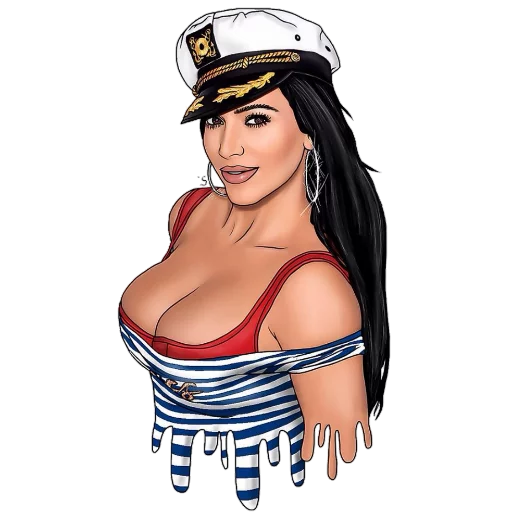 👮 Стикер «celebrities art» для Telegram