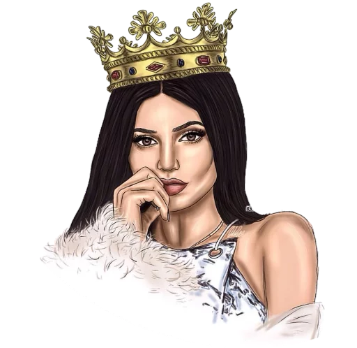 👸 Стикер «celebrities art» для Telegram