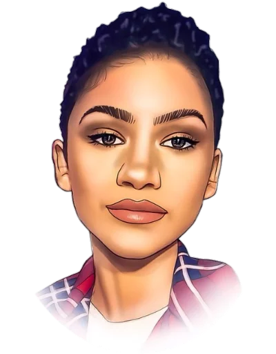 👱 Стикер «celebrities art» для Telegram
