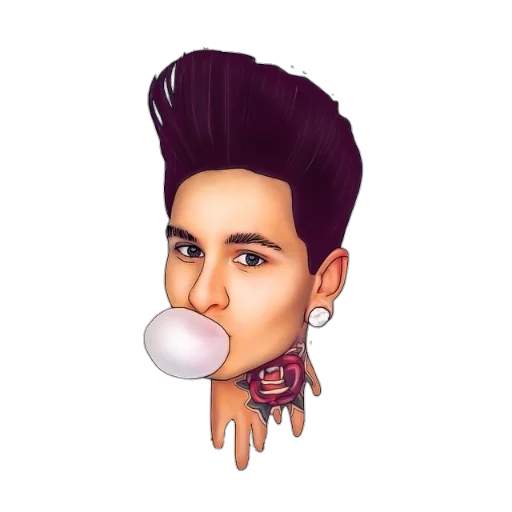 😘 Стикер «celebrities art» для Telegram