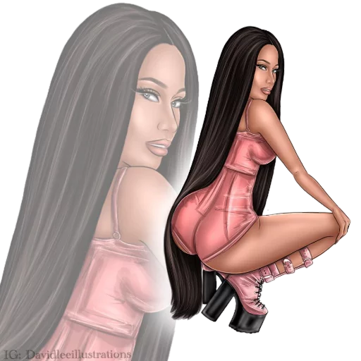 💃 Стикер «celebrities art» для Telegram