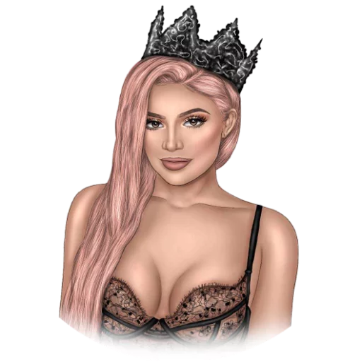 👑 Стикер «celebrities art» для Telegram