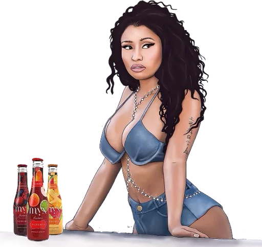 🍾 Стикер «celebrities art» для Telegram