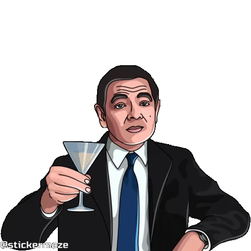 🥂 Стикер «Celebrity» для Telegram
