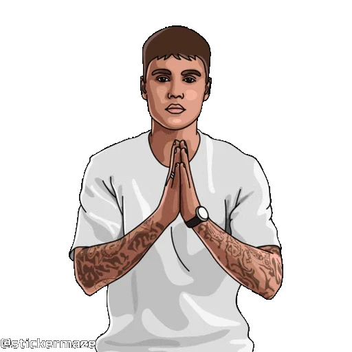 🙏 Стикер «Celebrity» для Telegram