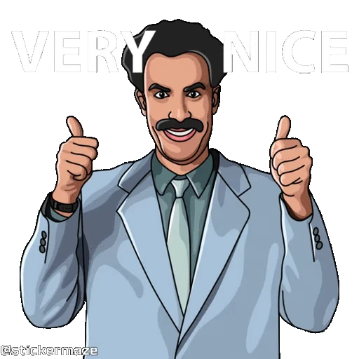 👍 Стикер «Celebrity» для Telegram
