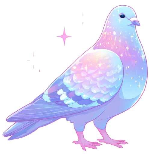 🐦 Стикер «небесный микс» для Telegram