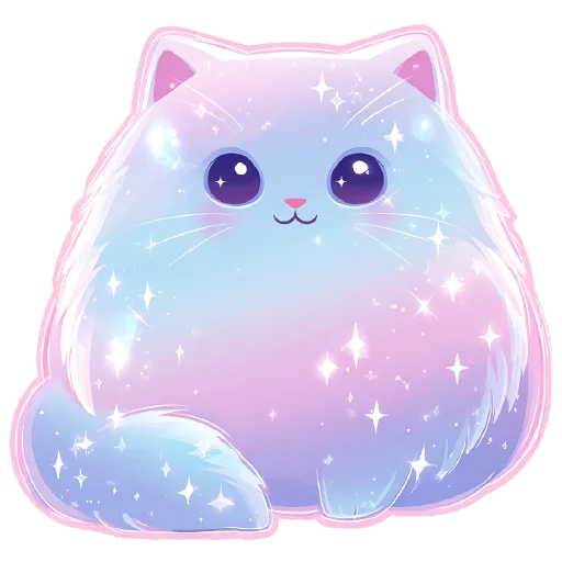 🐱 Стикер «небесный микс» для Telegram