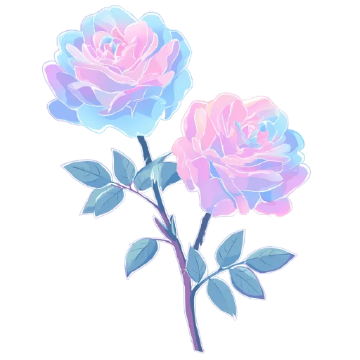 🌹 Стикер «небесный микс» для Telegram