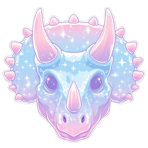 🦖 Стикер «небесный микс» для Telegram