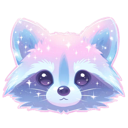 🦝 Стикер «небесный микс» для Telegram