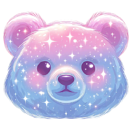 🐻 Стикер «небесный микс» для Telegram