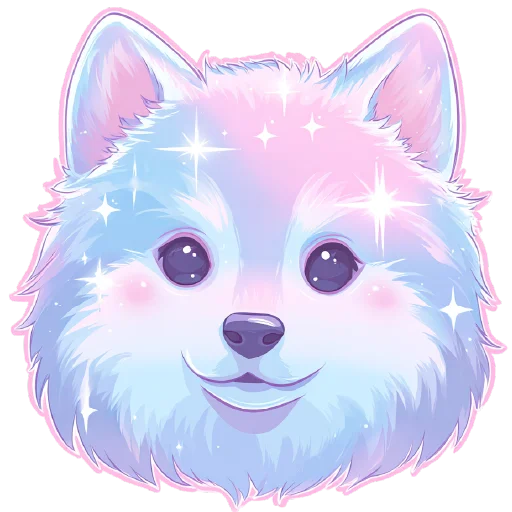 🐶 Стикер «небесный микс» для Telegram