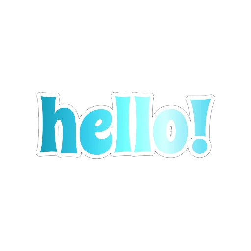 🌈 Стикер «Gradientе» для Telegram