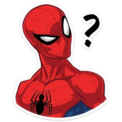 ❓ Стикер «Человек - Паук» для Telegram