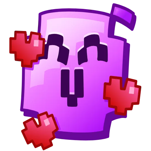 🥰 Стикер «Pixel Sticker» для Telegram