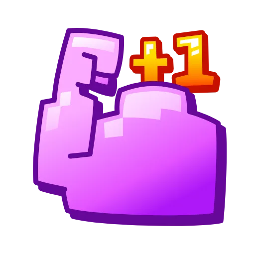 💪 Стикер «Pixel Sticker» для Telegram