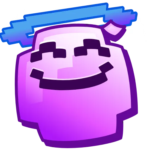 😇 Стикер «Pixel Sticker» для Telegram