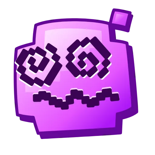 😵‍💫 Стикер «Pixel Sticker» для Telegram